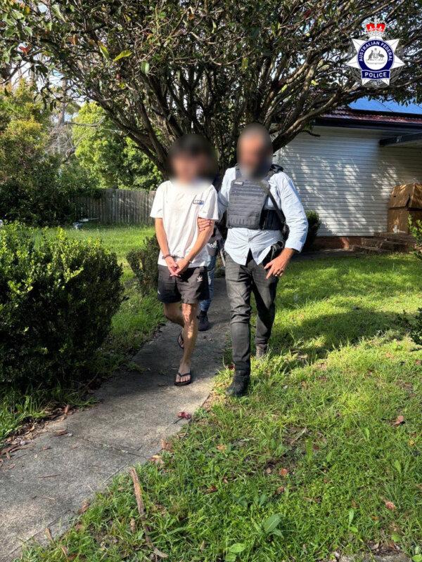 The 21-year-old Sydney man arrested on money laundering charges after abandoning a suitcase containing $1.1 million at Perth airport. (Courtesy of AFP)