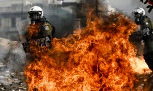 Day in Photos: Protests in Greece, Fire in Spain, and Zelensky in the White House