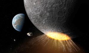 Asteroid Impact on Moon Blasted 2 Grand Canyons in 10 Minutes