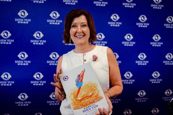 President of Village Roadshow Studios Lynne Benzie at Shen Yun on the Gold Coast, Australia, on March 15, 2025. (NTD)