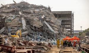View of Collapsed Building in Bangkok After Major Quake (Continue)