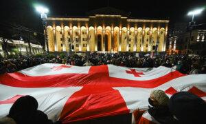 Day in Photos: Georgian Protests, Marine Le Pen Trial, and Cherry Blossom Season