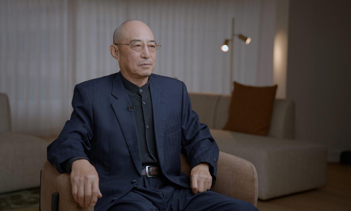 Yuan Hongbin in Sydney, Australia, on March 10, 2025. (NTD TV)