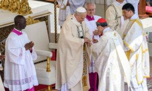 People Gather for Inaugural Mass Held for Pope Leo XIV