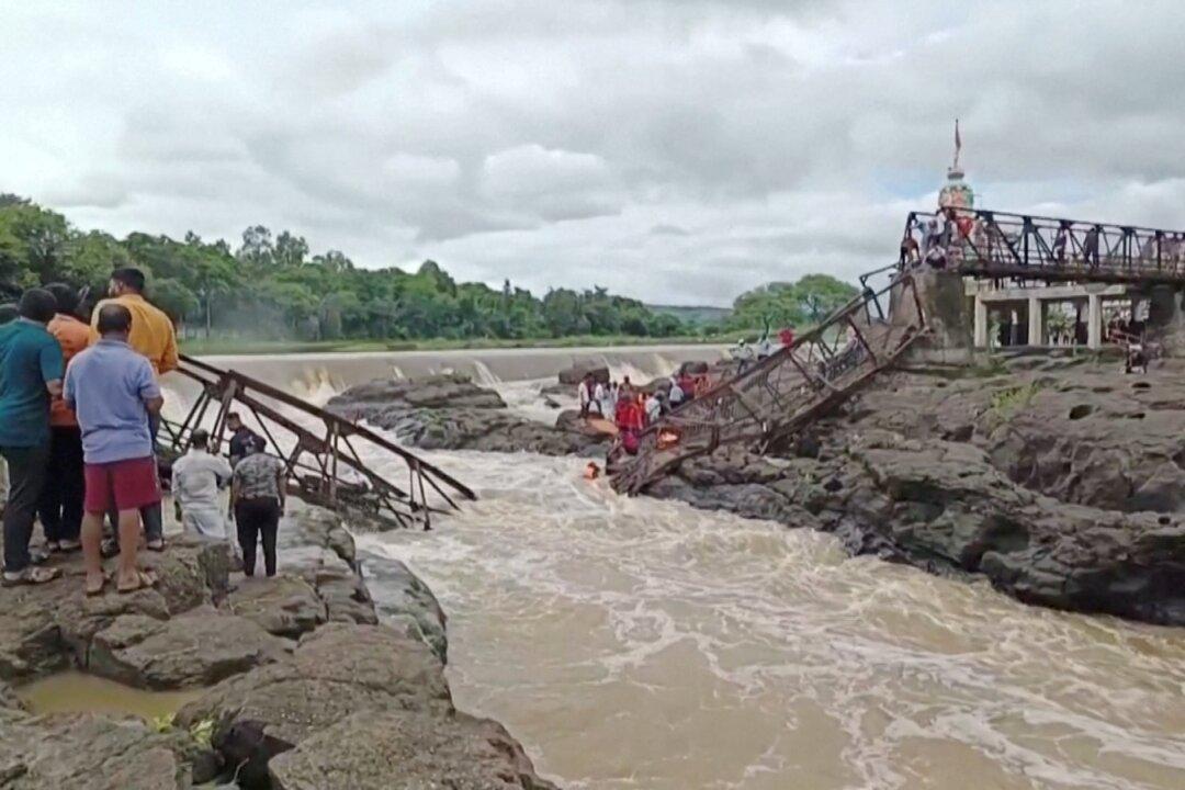 Two Killed After Bridge Collapse in India