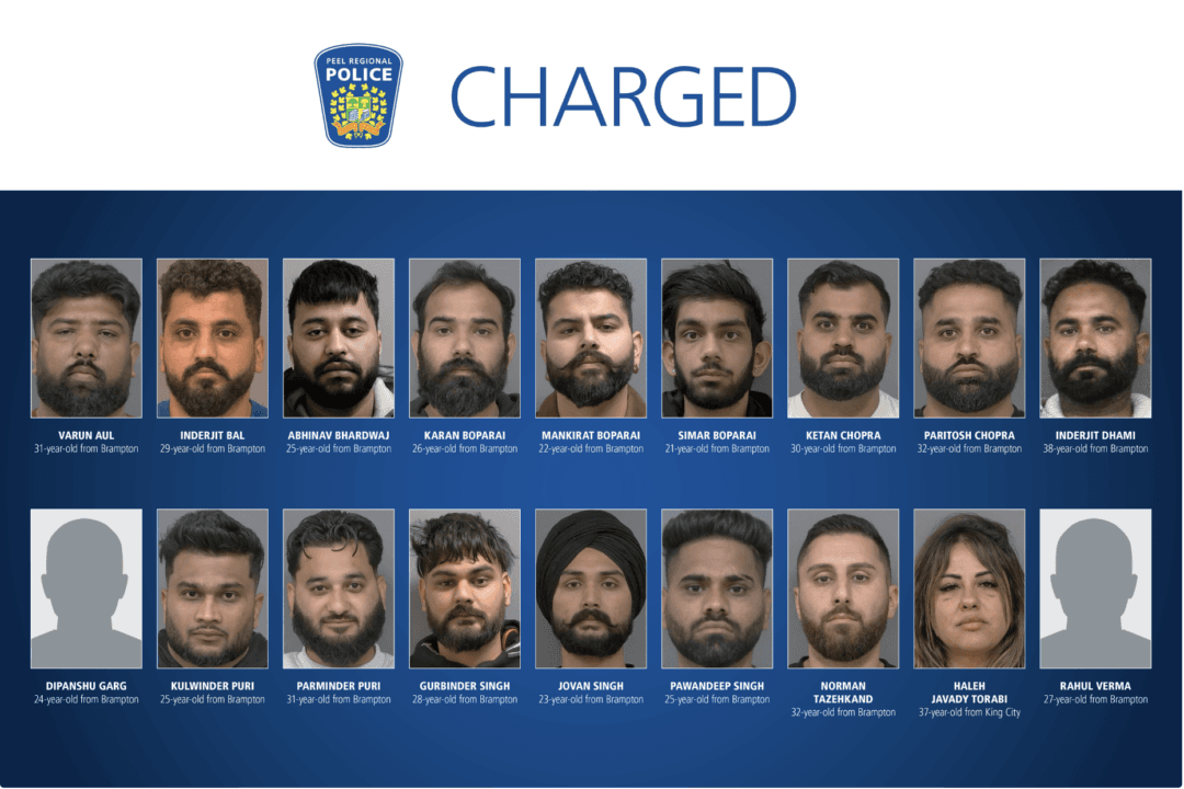 18 Arrested in Ontario Linked to Violent Criminal Organization in the Towing Industry