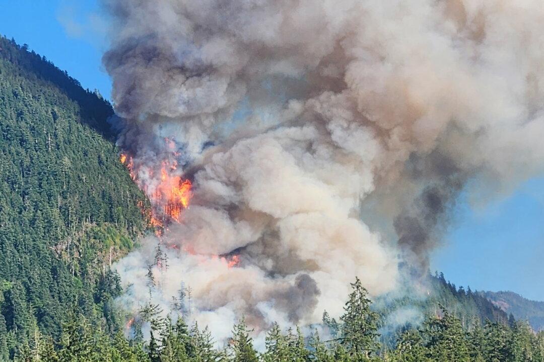 Air Quality Warnings Expand as Wildfire Burns on South-Central Vancouver Island