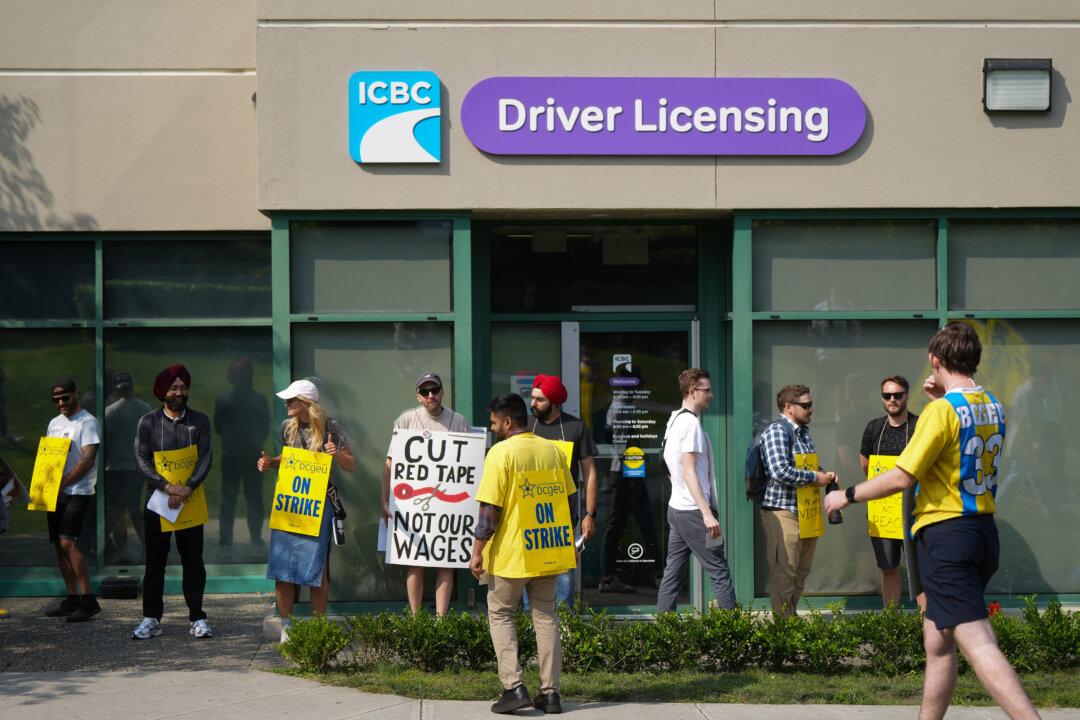 ICBC Services Hobbled in Surrey, BC, as Government Workers’ Strike Action Continues