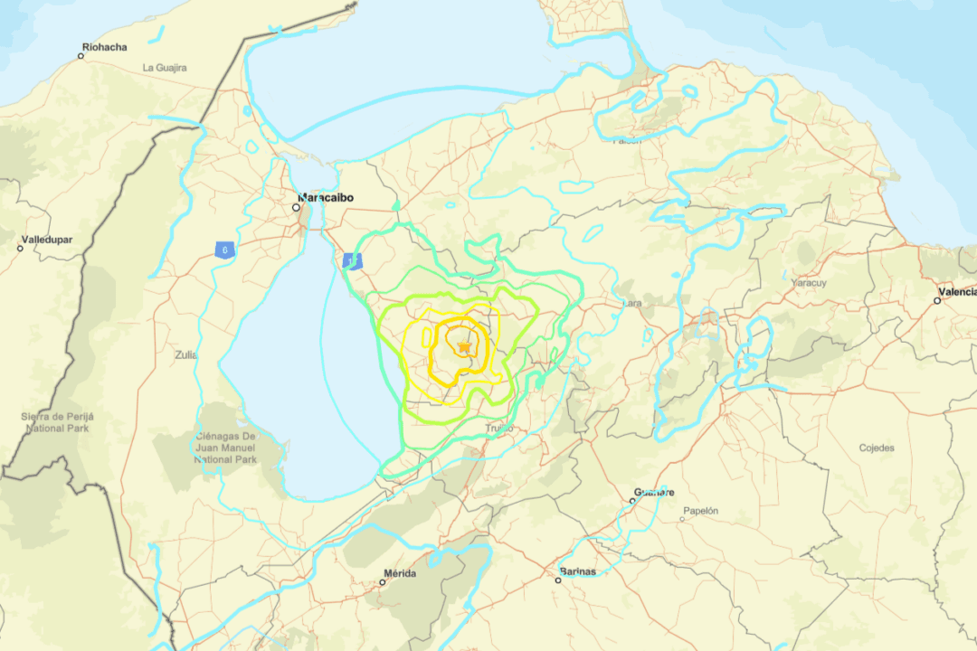 4 Earthquakes Strike Northwestern Venezuela, USGS Says