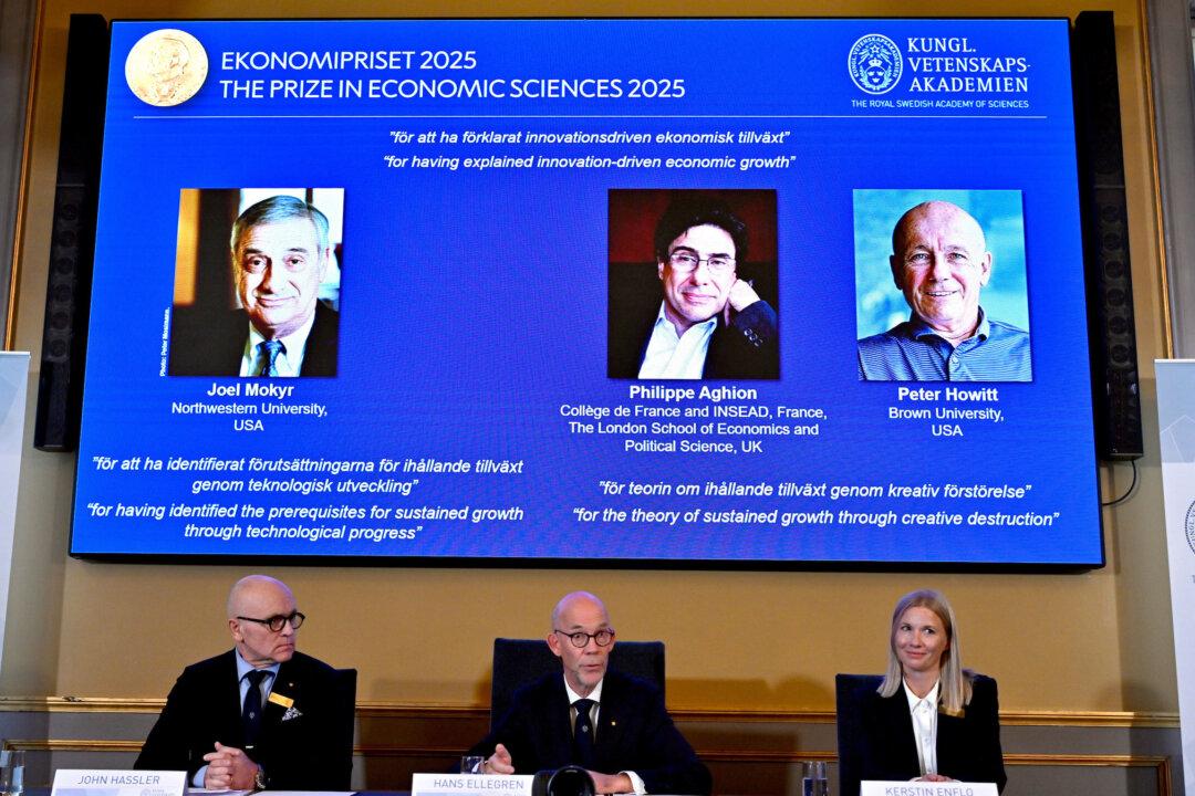 Nobel Economics Prize Goes to 3 Researchers for Explaining Innovation-Driven Economic Growth