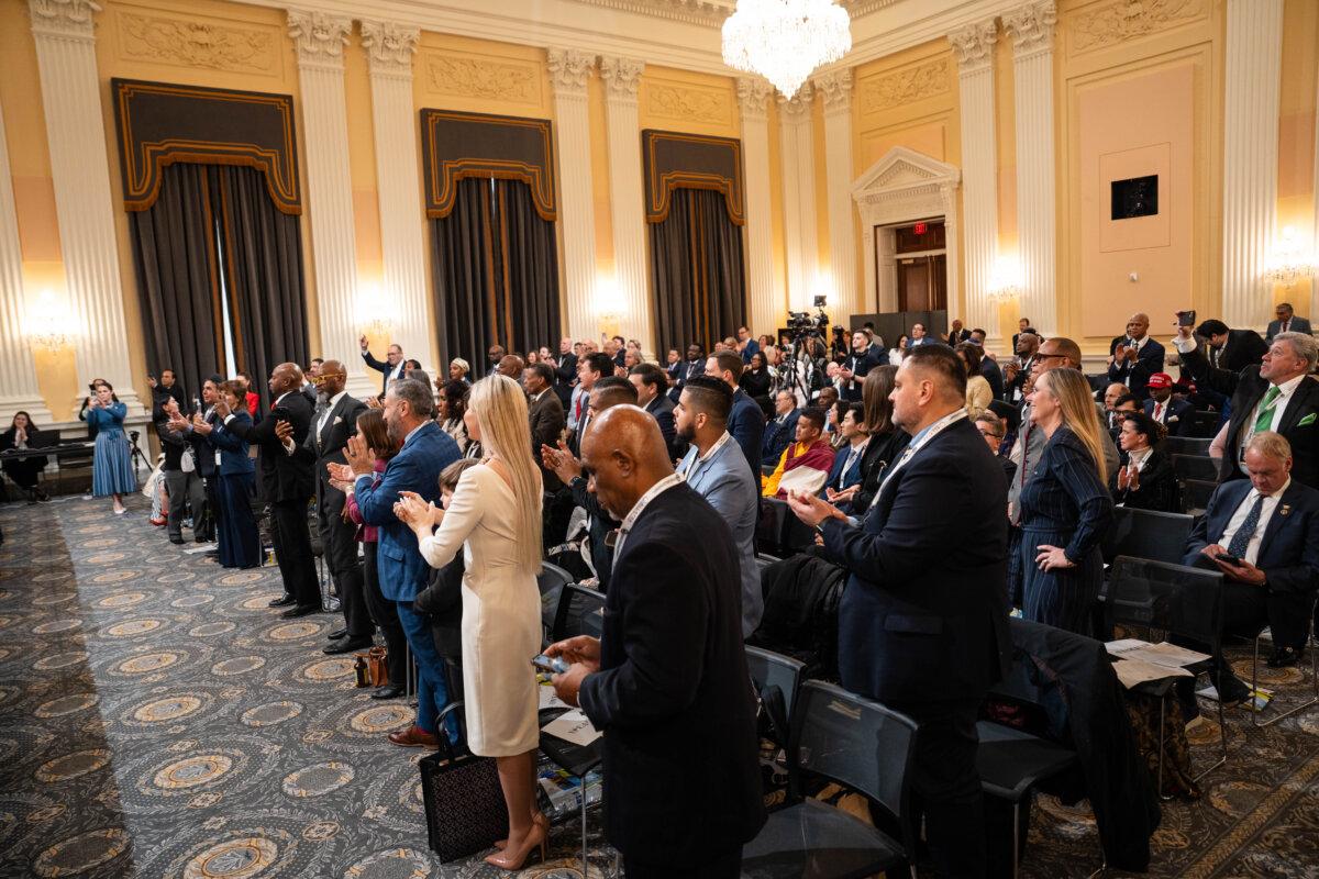 The International Interfaith Conference, “United in Liberty: The Rise of Spiritual Diplomats,” in Washington, on Jan. 22, 2026. (Madalina Kilroy/The Epoch Times)