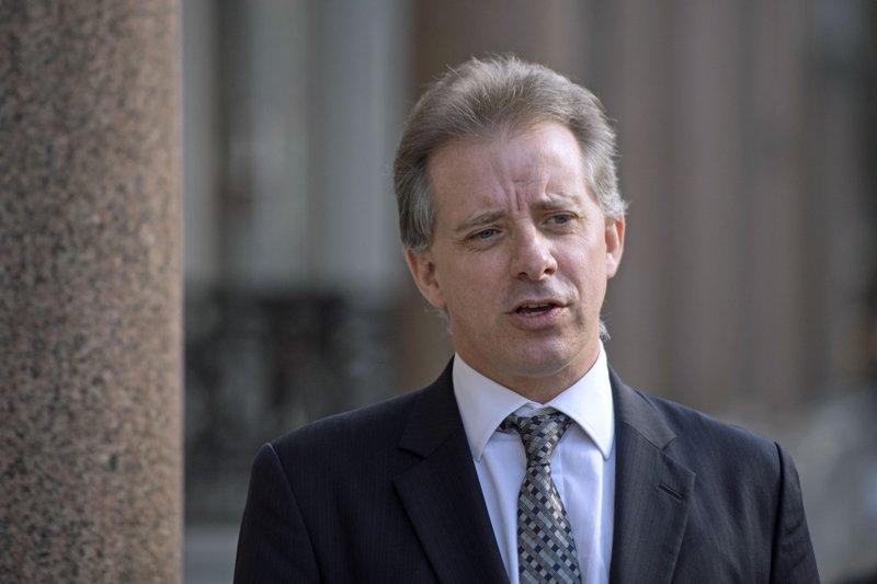 Former MI6 official Christopher Steele in a file photo. (AP Photo)
