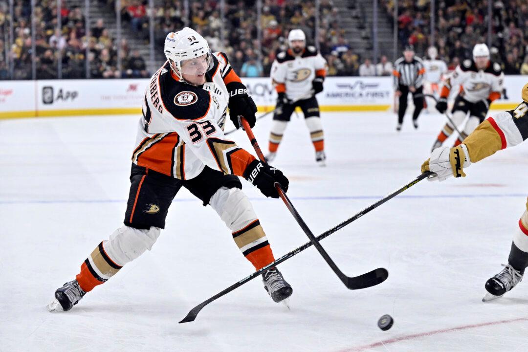 Vatrano’s Hat Trick Sparks Ducks Victory Over Vegas in Season-Finale