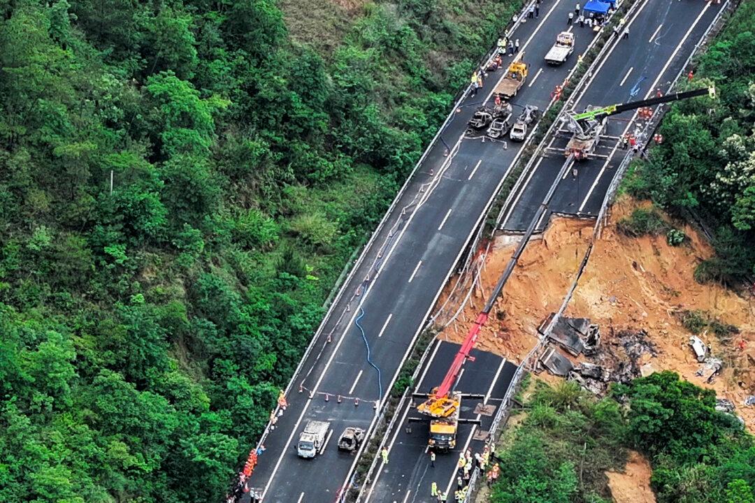 Highway Collapse in China Kills at Least 36 People, Sends More Than 20 Cars Down Steep Slope