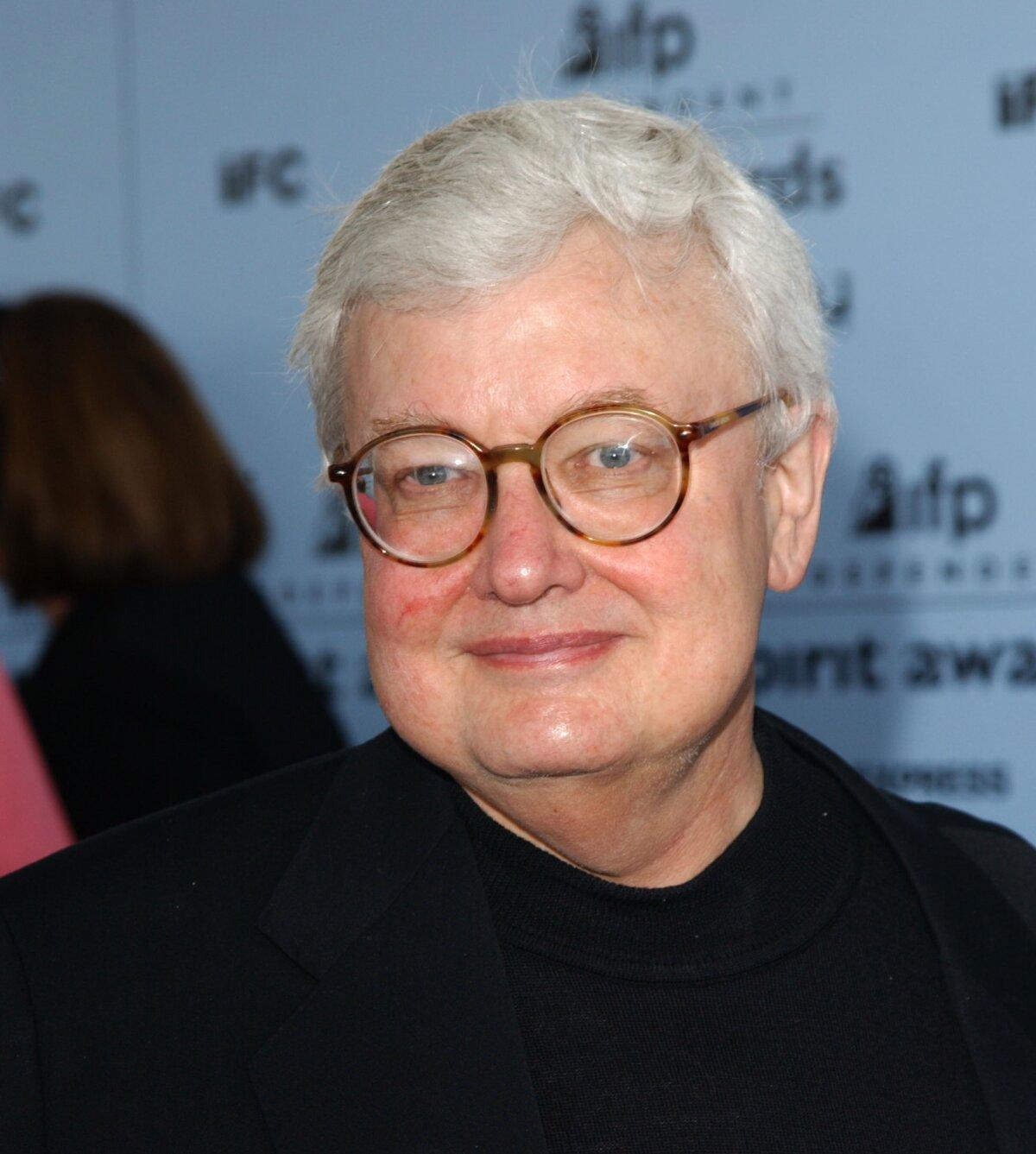 Film critic Roger Ebert at the 2003 IFP Independent Spirit Awards in 2003. (Jon Kopaloff/Getty Images)