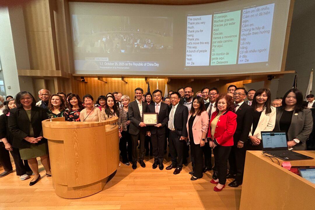 San Jose Proclaims ‘Republic of China (Taiwan)’ Day, Honors Taiwanese Community’s Contributions