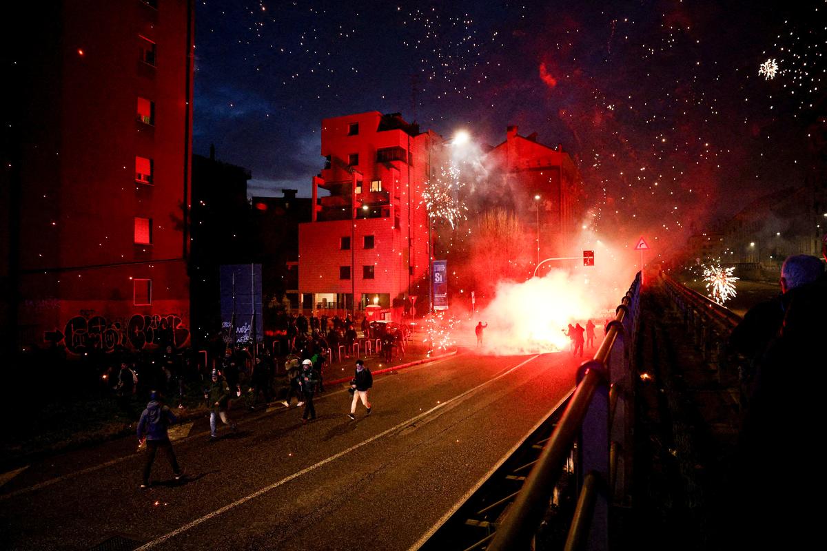 Day in Photos: Protests in Milan, Flooding in Spain, and Miniature Railway