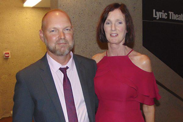 Majella Dekoning (R), who works in nursing, saw Shen Yun at Brisbane's Queensland Performing Arts Centre, in Australia, on Feb. 26, 2019. (Richard Szabo/The Epoch Times)