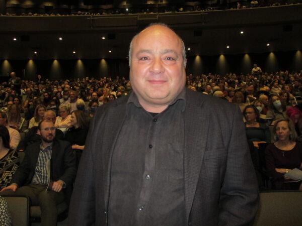 Richard Marsden at the Shen Yun Performing Arts performance at Von Braun Center Concert Hall in Huntsville, Ala., on Jan. 11, 2022. (Jennifer Liang/The Epoch Times)
