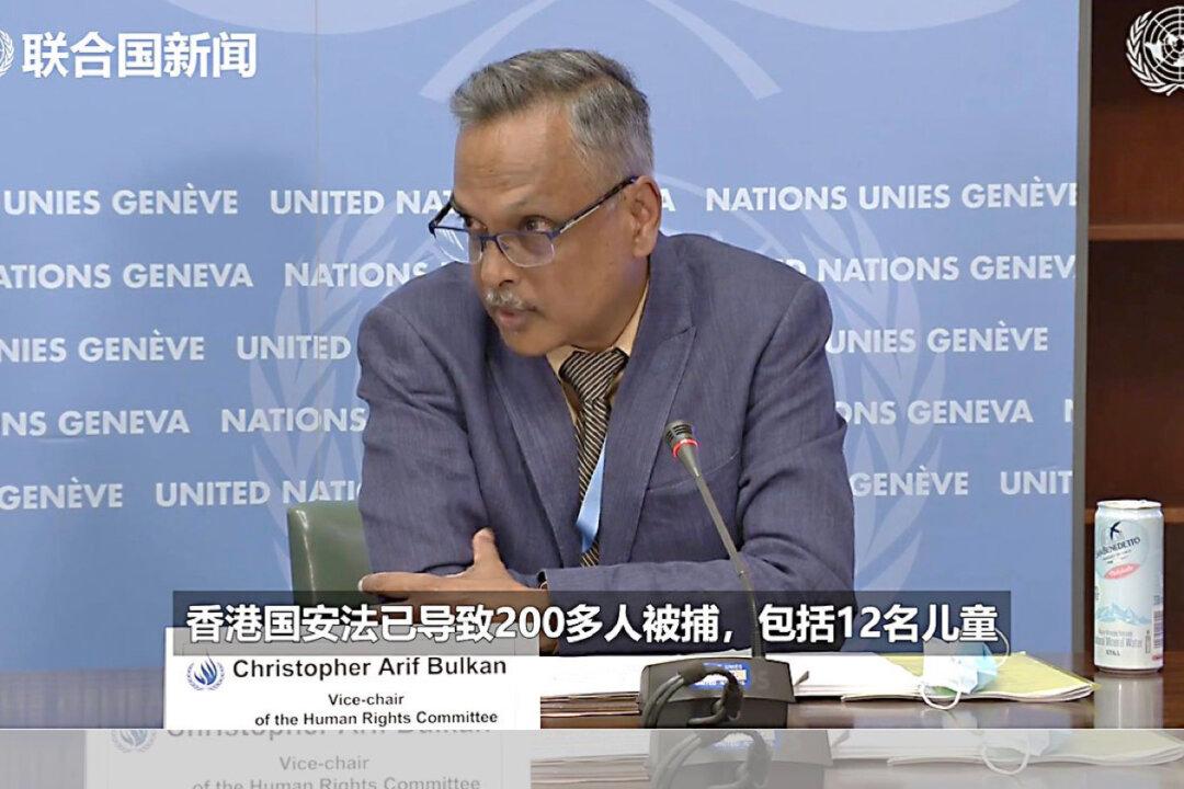 UN Human Rights Committee Urges Hong Kong to Abolish National Security Law