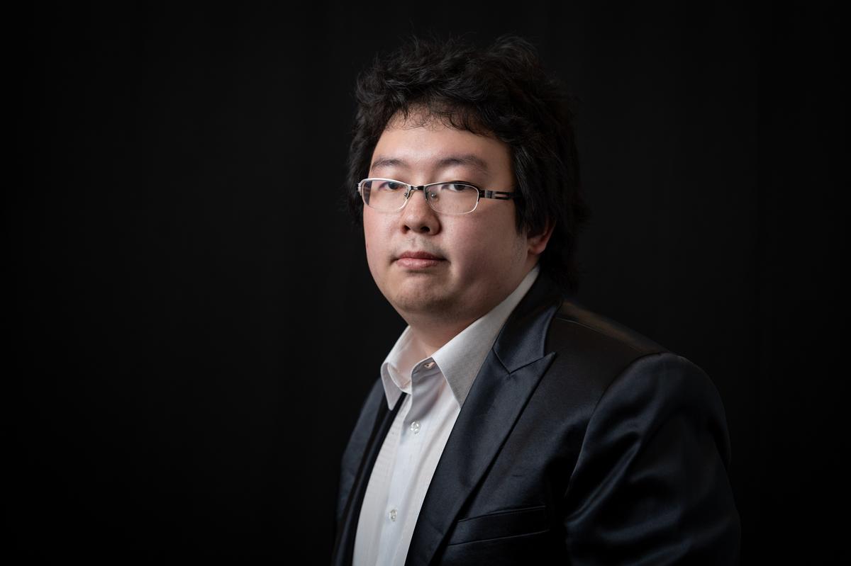Yung-Yi Chen from Taiwan, after competing at the finals of the 6th NTD International Piano Competition at the Kaufman Music Center in New York City on Nov. 1, 2022. (Samira Bouaou/The Epoch Times)