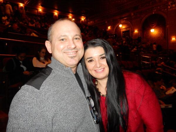 Ray Baker and his wife attended Shen Yun Performing Arts at the Benedum Center for the Performing Arts, in Pittsburgh, on Jan. 15. (William Huang/The Epoch Times)
