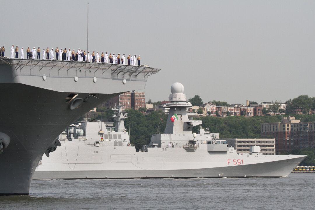 Hudson River Comes Alive as Fleet Week Naval Vessels Dock in New York