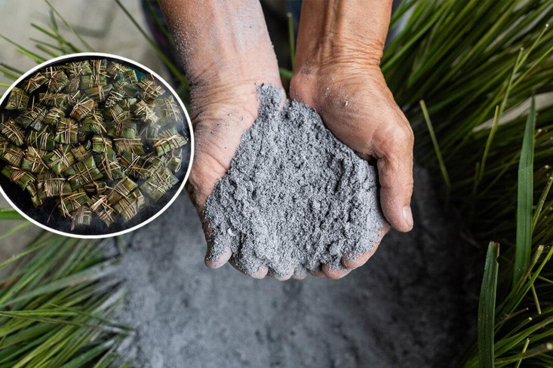 Authentic Hakka Kansui-Zong or Lye Dumplings With Orchard Ashes