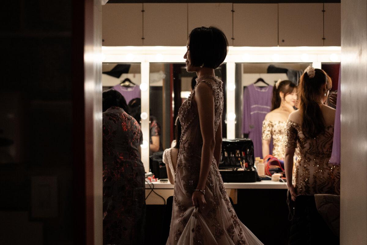 NTD Global Chinese Beauty Pageant contestants in Purchase, N.Y., on Sept. 27, 2023. (Samira Bouaou/The Epoch Times)