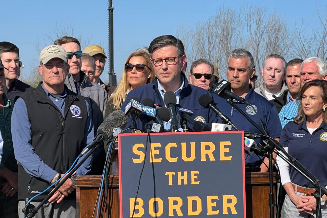 During Border Visit, Speaker Johnson Calls on President Biden to Reinstate ‘Remain in Mexico’ Policy