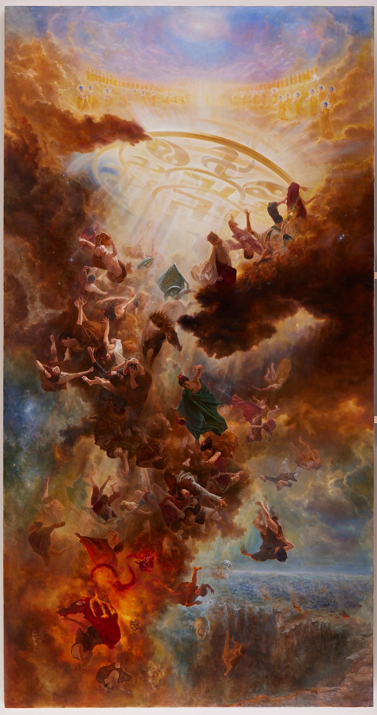 "The Infinite Grace of Buddha (Right)" by Shao-Han Tsai. (NTD International Figure Painting Competition)