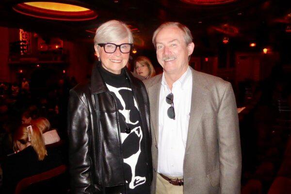 Willa Carpenter and Mike Brown attended Shen Yun Performing Arts at Shea’s Buffalo Theatre in Buffalo, New York, on March 24, 2024. (Frank Liang/The Epoch Times)