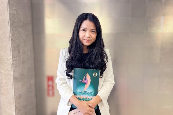 Luan Shangguan at Shen Yun New York Performing Arts Company at the Taipei Performing Arts Center, on April 7, 2024. (Zhang Yuanzhang/The Epoch Times)
