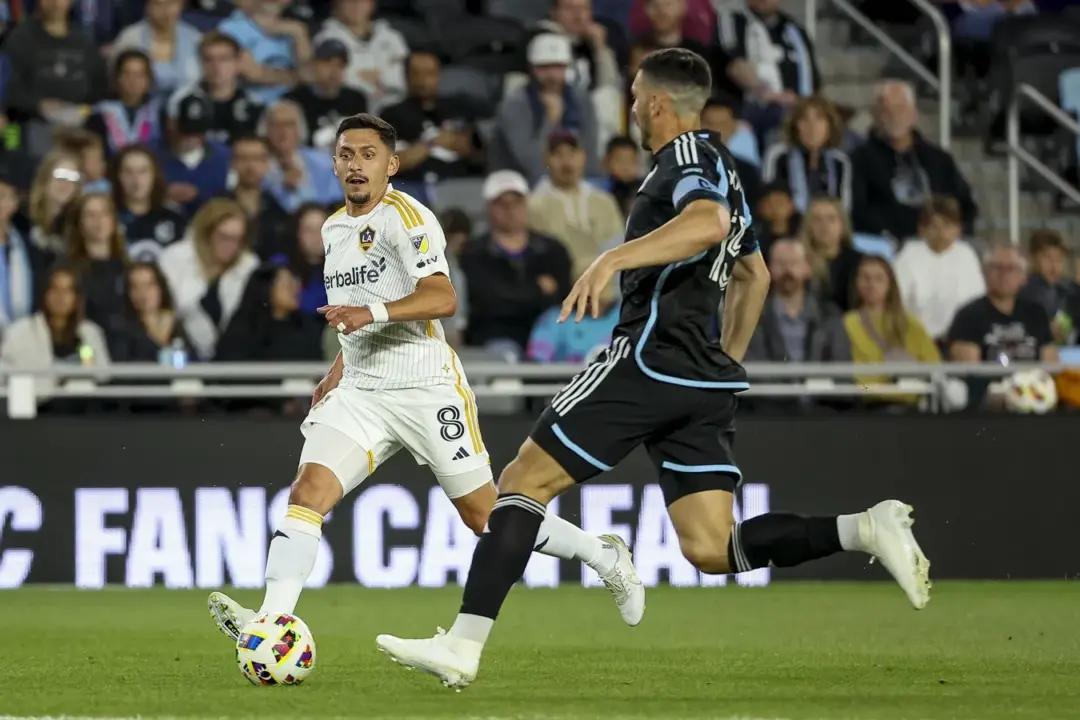 Galaxy Give Up Late Lead, Draw Against Minnesota