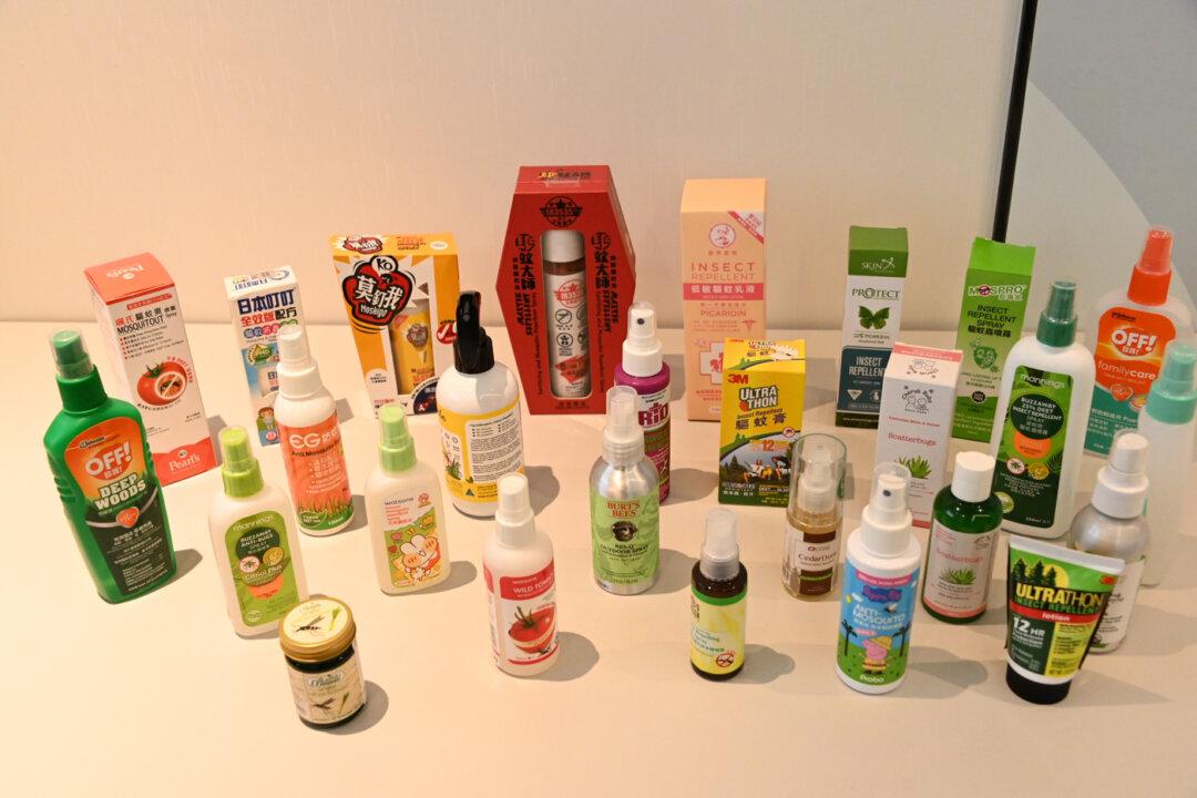 Test Results on 25 Mosquito Repellents by Consumer Council Show One Sample That Seemed to Attract Rather Than Repel Mosquitoes