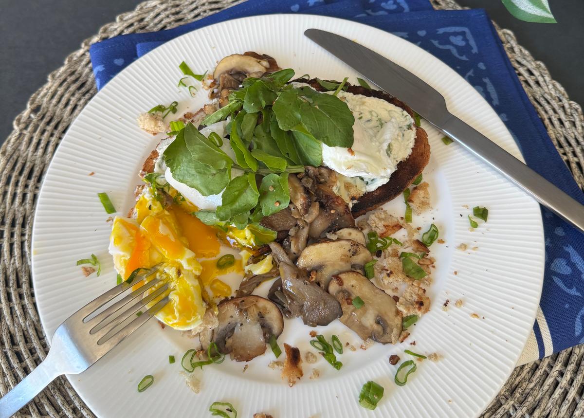 Mushroom Toast Will Become Your New Go-to Breakfast