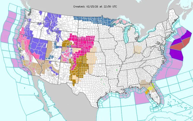 Storm System Sweeps Across Southeast Triggering Tornado Watches and Damaging Winds