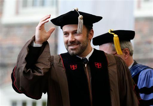 Ben Affleck Degree: Affleck Gets Honorary Degree for Achievements