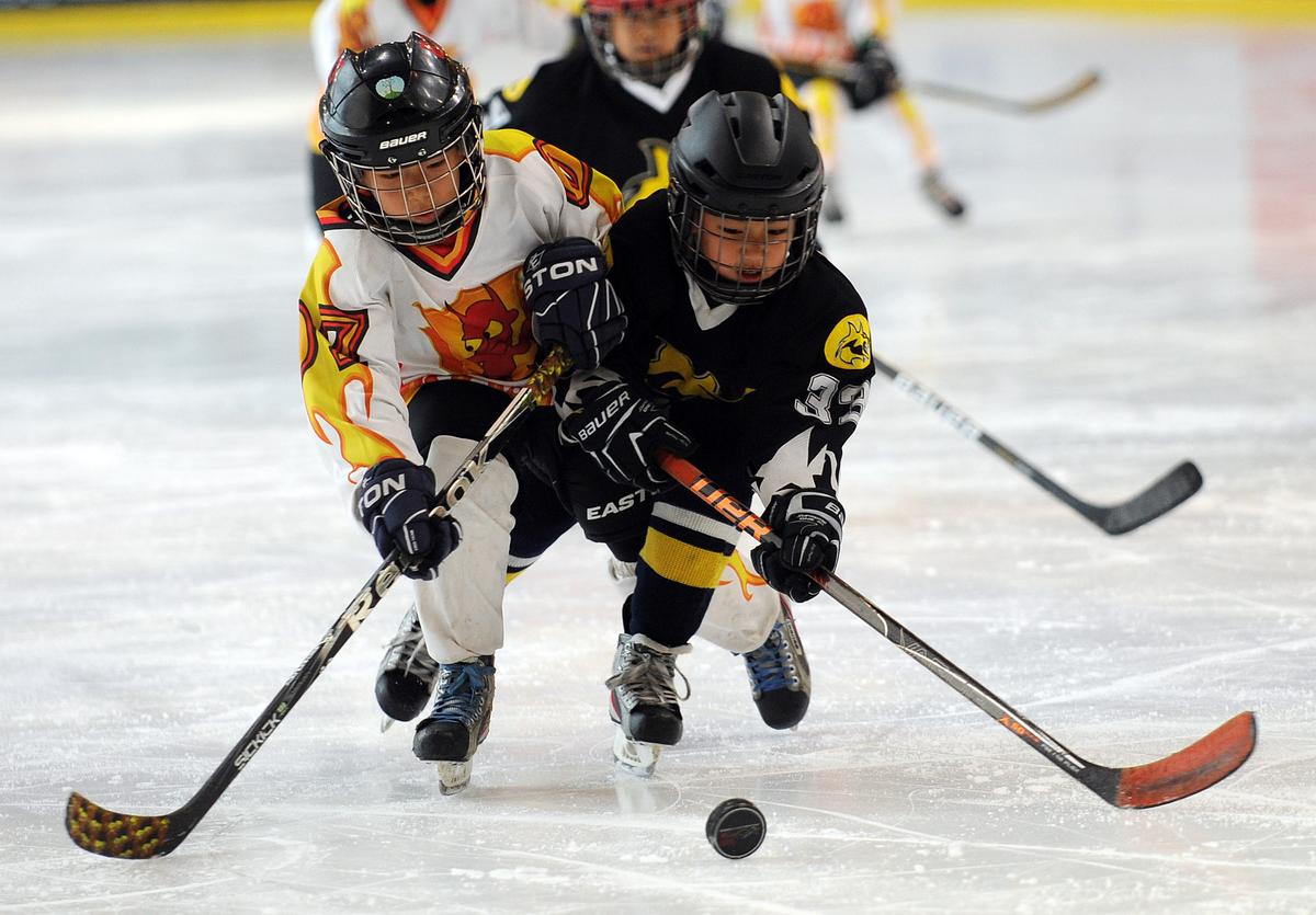 Primeau and Warriner Compete at Mega Ice Hockey 5’s