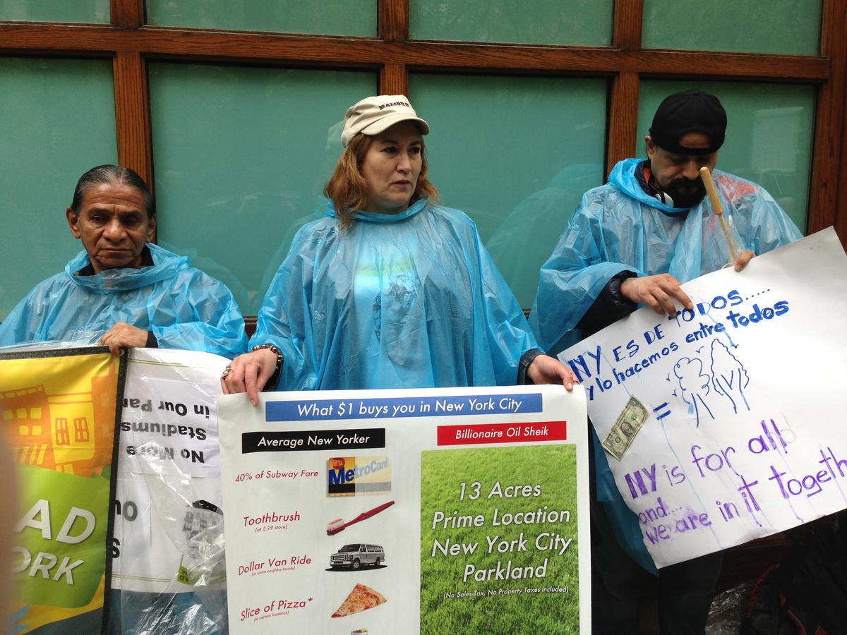 Community Opposed to Sale of Parkland to Saudi Sheik 