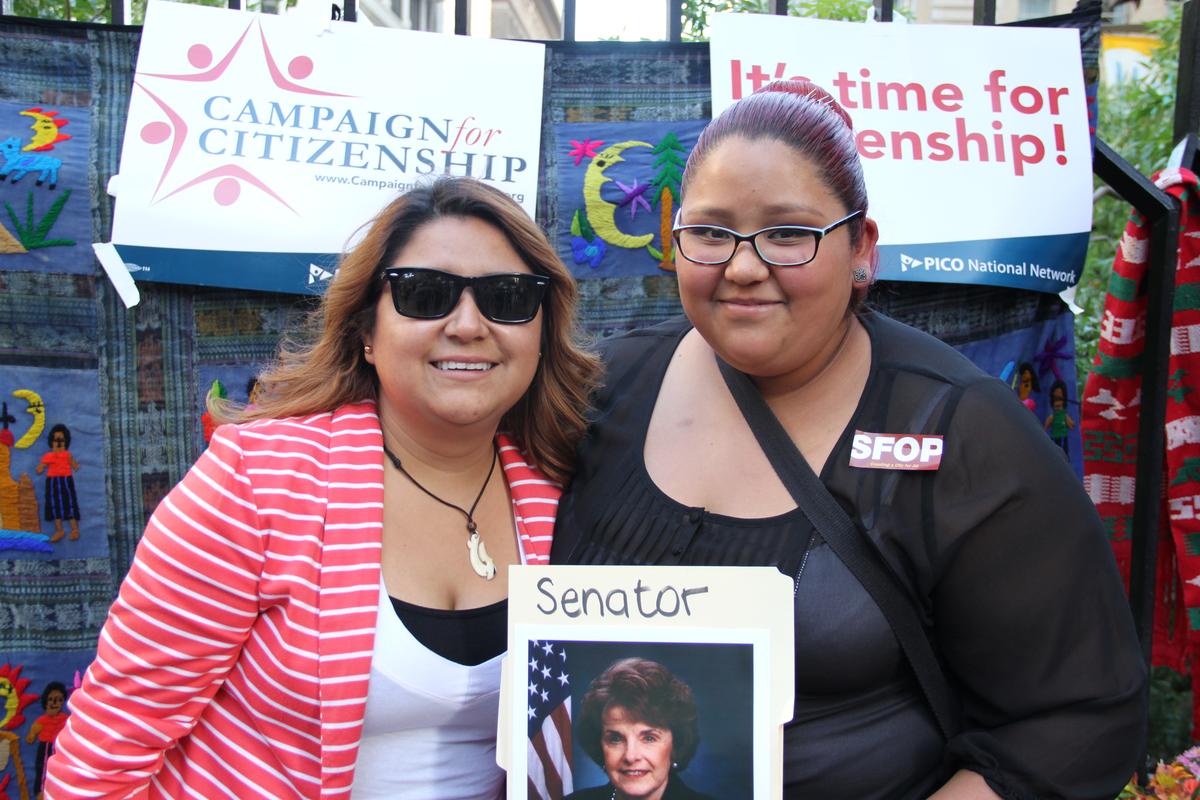 Daily Vigil Calls on Feinstein for Immigration Reform  