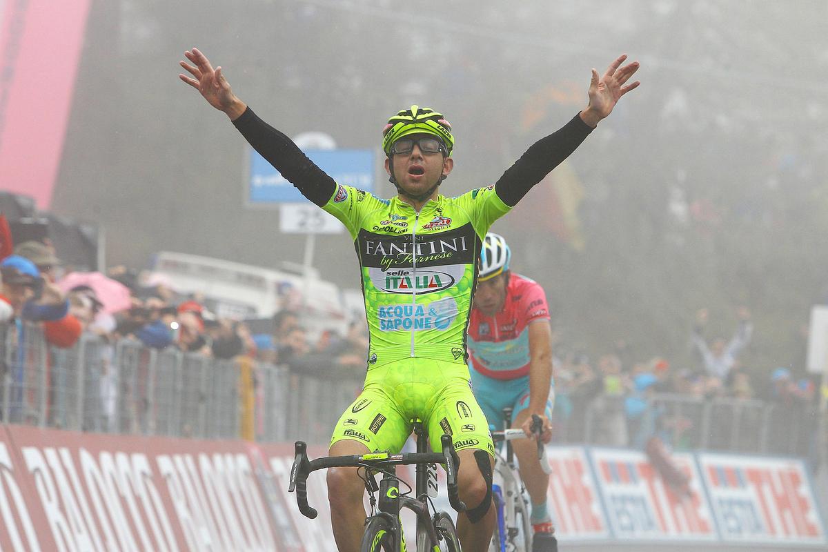 Santambrogio Wins Rerouted Giro d’Italia Stage 14, Nibali Extends Lead