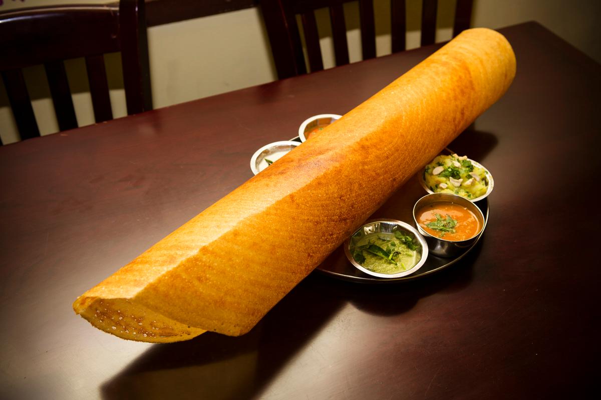 Dramatic Dosas Delight at Madras Mahal