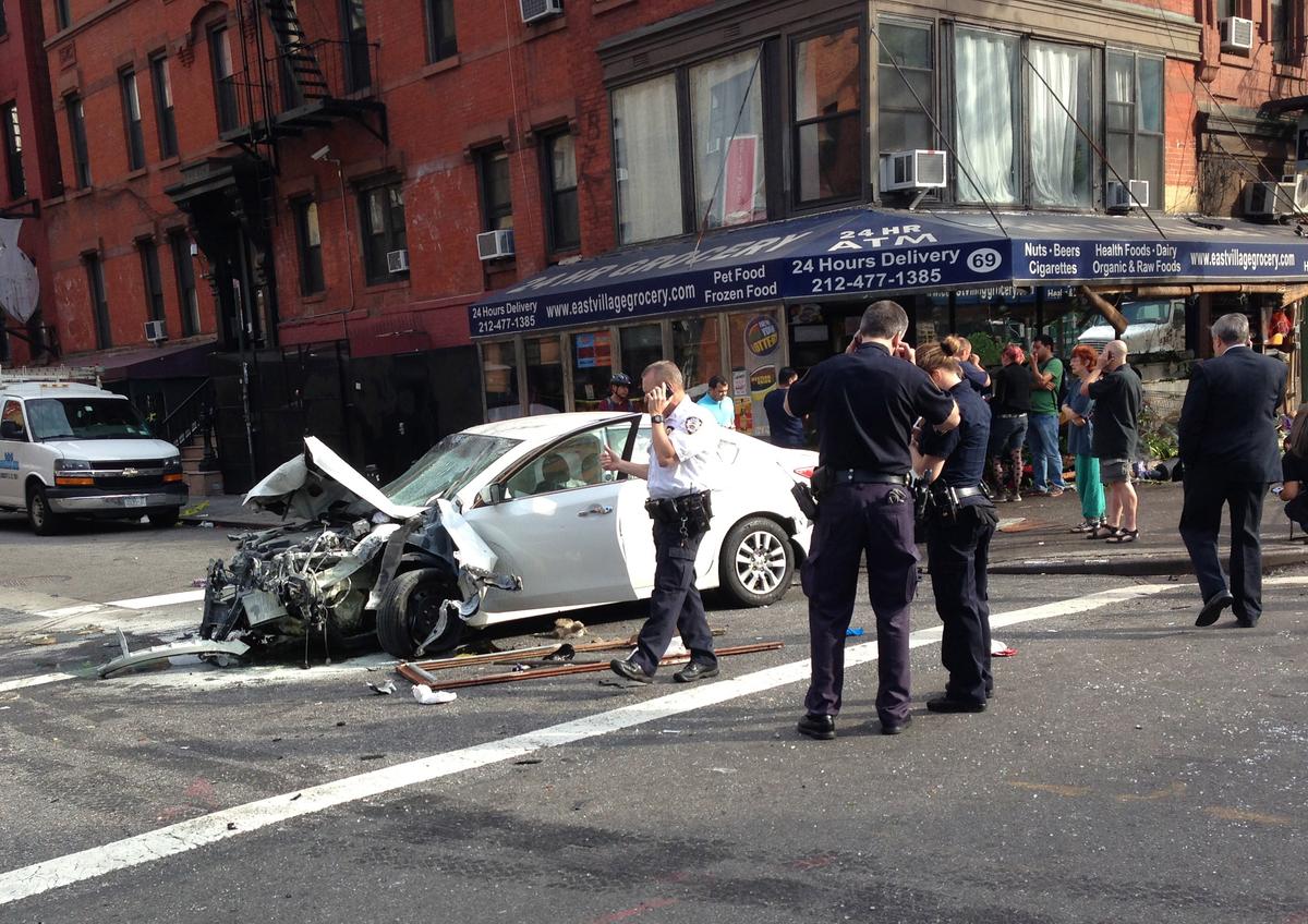 Morning Drunk Driver in East Village Injures Eight