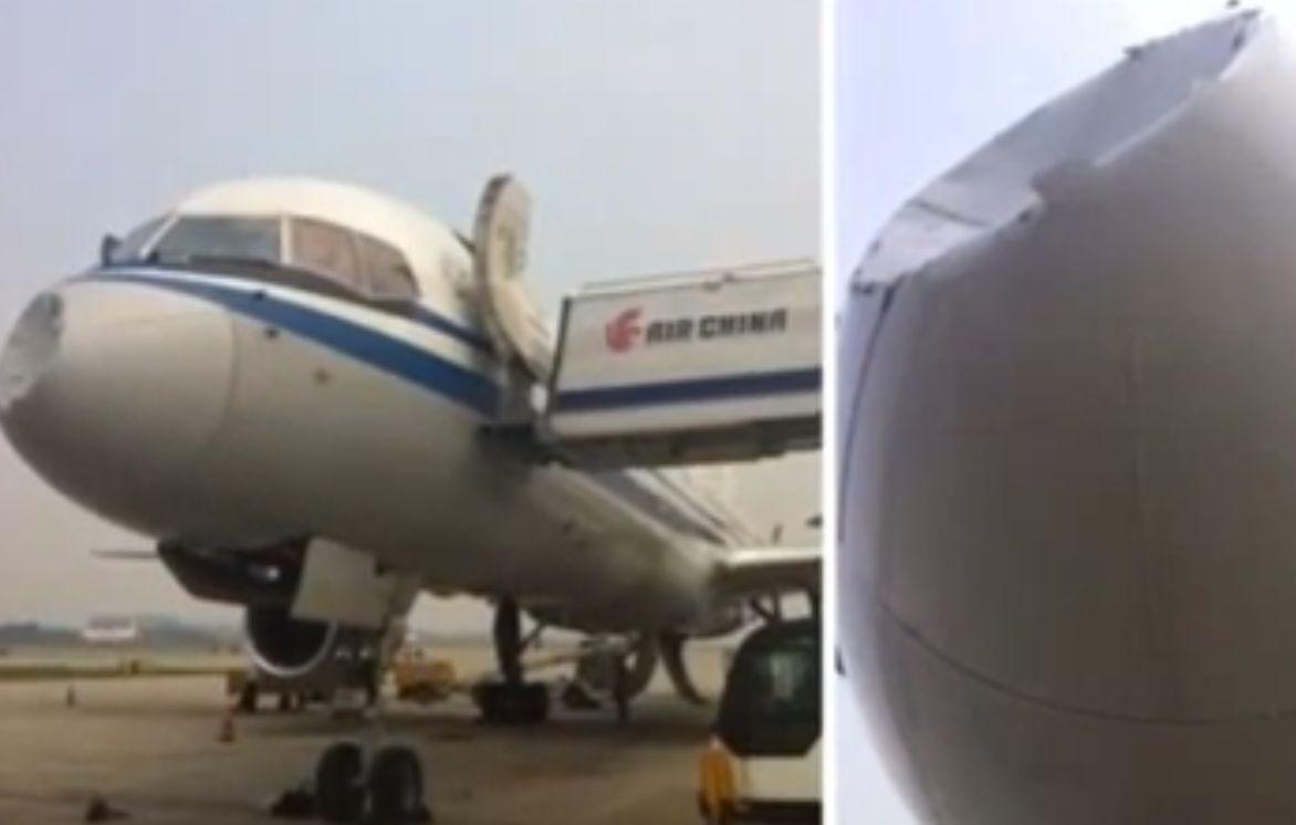 UFO Suggested as Cause of Air China Plane Dent