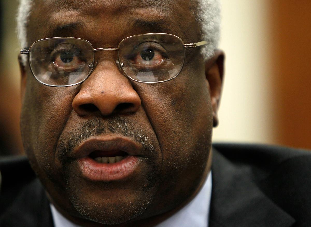 Clarence Thomas Compares Affirmative Action to Segregation