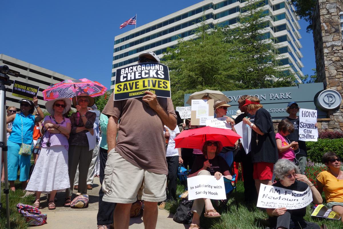 Newtown Shooting Anniversary Draws Protests in Atlanta