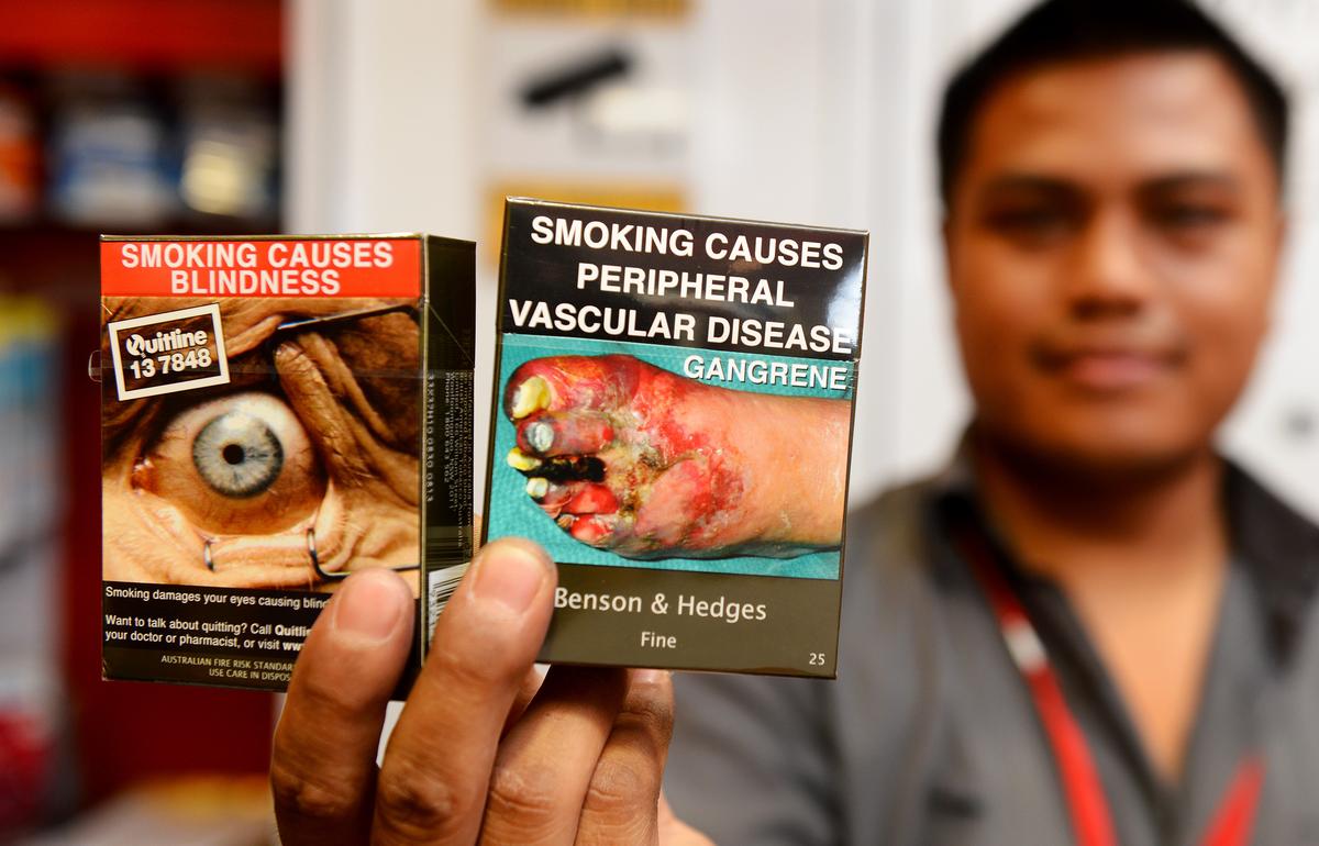 In-Your-Face Cigarette Labeling in Australia Helping Smokers Kick Habit: Study