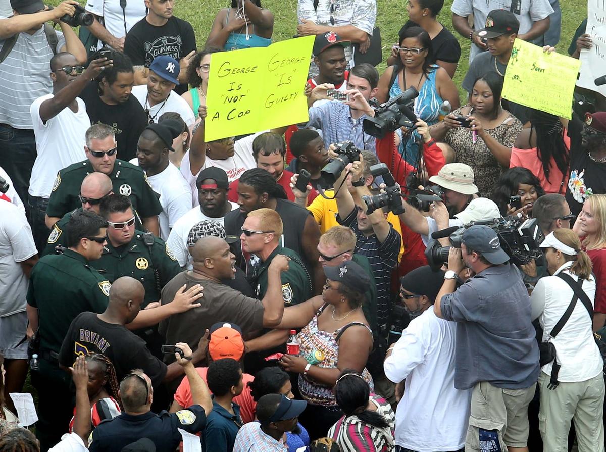‘The system has failed’: Protesters Chant Outside George Zimmerman Trial