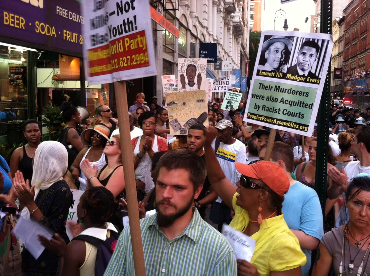 NYC Rally Over Zimmerman Verdict Spills Into City Streets
